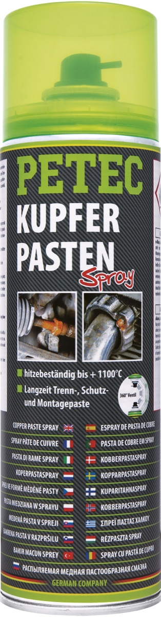 PETEC Kupferpasten-Spray, 500 ml — Art.-Nr. 70350