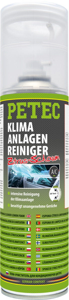 PETEC Klimaanlagenreiniger Citrusschaum, 500 ml — Art.-Nr. 71350