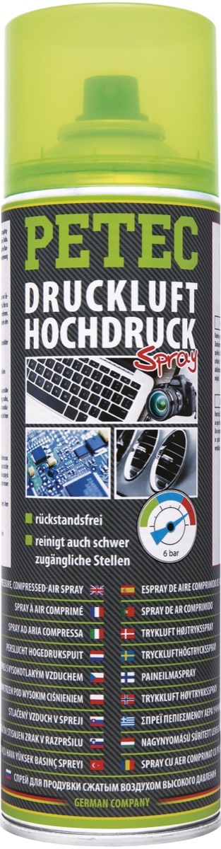 PETEC Druckluftspray, 400 ml — Art.-Nr. 72150