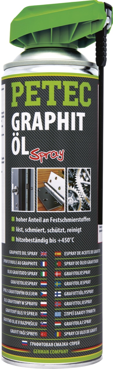 PETEC Graphitölspray, 500 ml — Art.-Nr. 72250