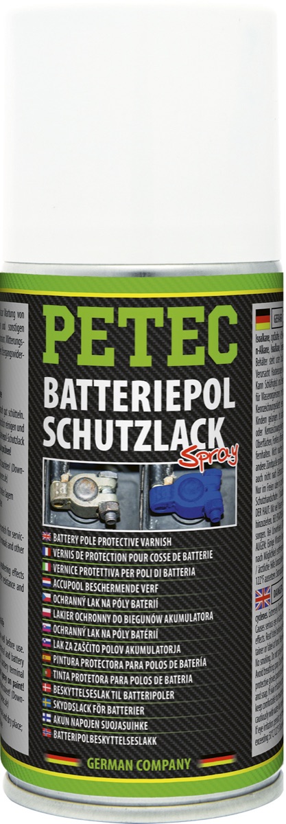 PETEC Batteriepol-Schutzlack, 150 ml — Art.-Nr. 72650