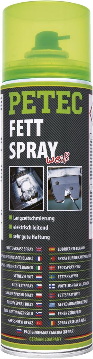 PETEC Fettspray weiß, 500 ml — Art.-Nr. 70250