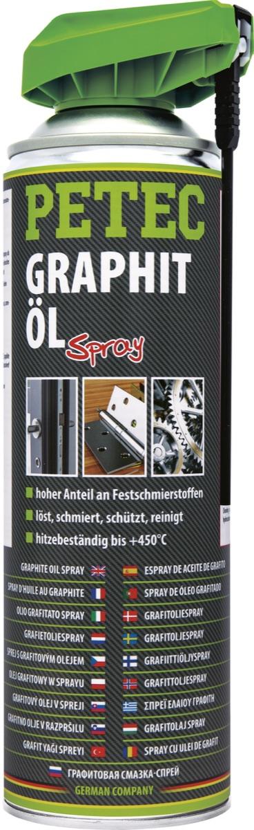 PETEC Graphitölspray, 500 ml — Art.-Nr. 72250
